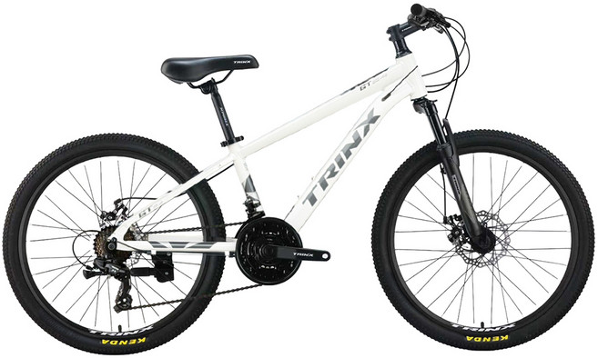 TRINX GT24 登山車 SHIMANO 21速 鋁合金機械碟煞, 白色, 1個, 24吋, 24