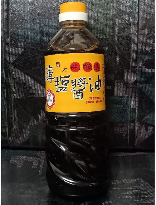 祐霖 屏大薄鹽醬油 710ml * 6 瓶 + 西班牙拉娜洗衣球 1 袋, 1個