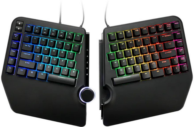 iRocks K59M 分離式人體工學機械鍵盤 CHERRY紅軸 RGB