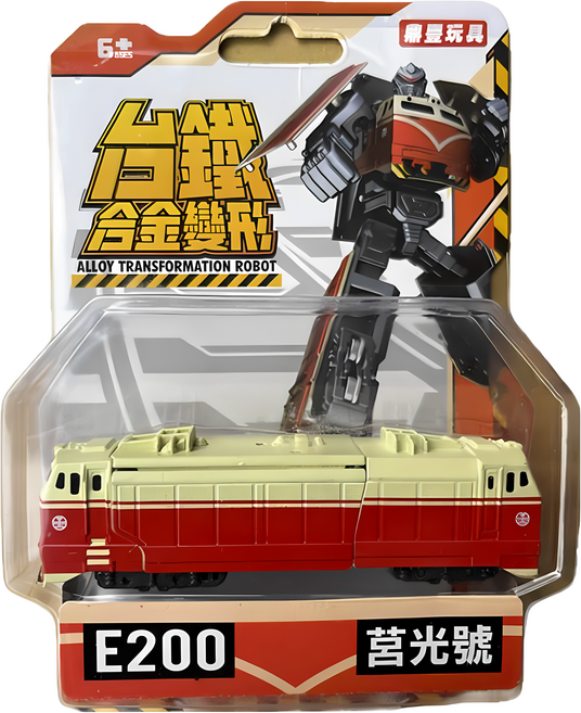 玩具先生 台灣台鐵授權 合金變形火車機器人 ST安全玩具, 隨機款出貨(下標4為四款合購), 1個