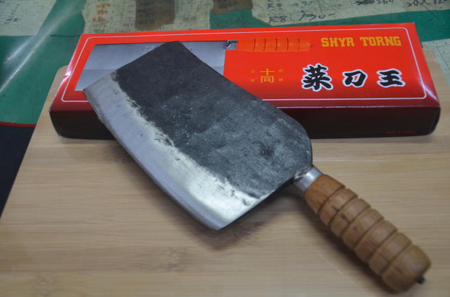 SHYR TORNG 菜刀王 廚房刀具, 魯肉刀.大骨刀.剁骨刀 背骨刀 中的斤2 700公克 手工鍛造, 1個