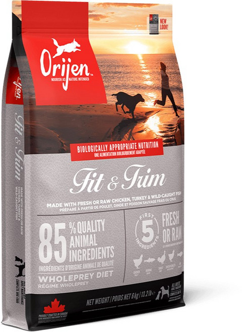 Orijen 歐睿健 6KG 無穀狗飼料 六種鮮魚, 1個, 6KG鮮雞室內犬