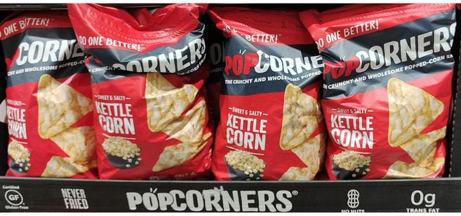 POPCORNERS 爆米花脆片 鹹甜口味, 1個