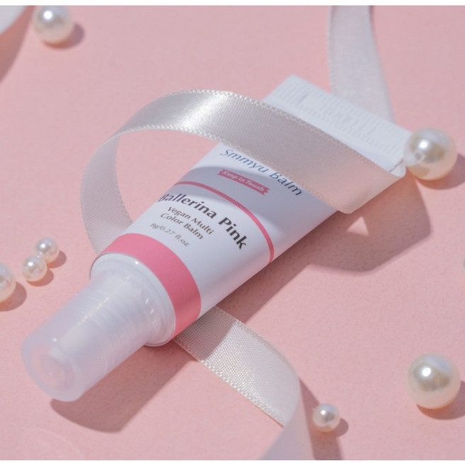 Keep in Touch Smmmyu Balm 果汁唇頰兩用膏 唇頰兩用 多色潤彩 8g, BALLERINA PINK, 1個