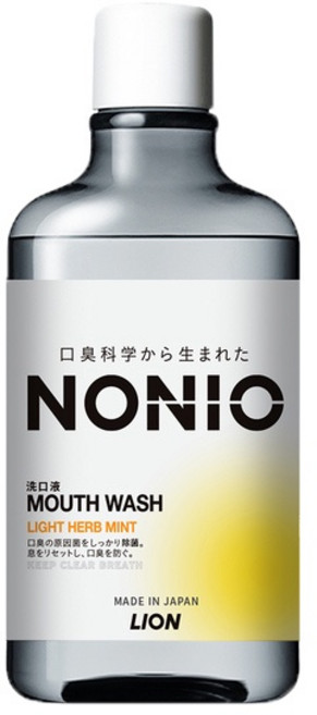 日本獅王NONIO終結口氣漱口水 清新口氣 長效呵護 家庭號, 1瓶, 600ml