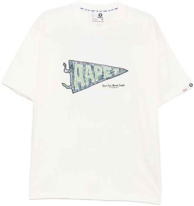 에이프바이베이프 그래픽 프린트 티셔츠