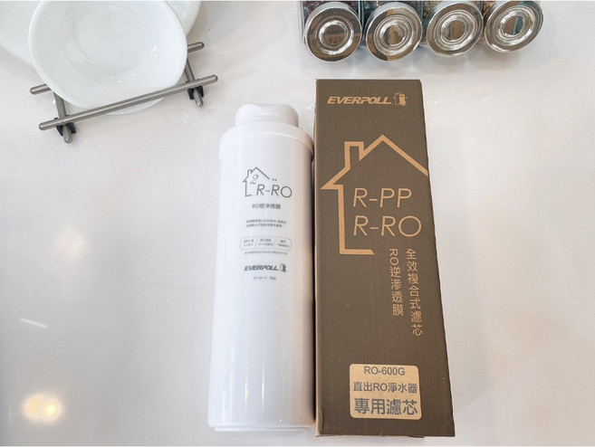 EVERPOLL愛科濾淨 RO逆滲透膜濾心 R-RO 第二道濾芯 適用RO-600G/RO-500, 1個, RO逆滲透膜濾心R-RO(第二道)