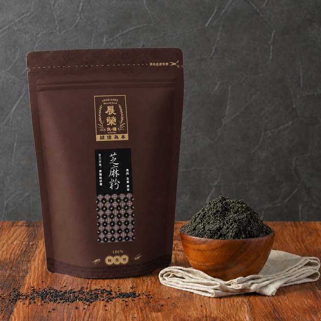 展榮商號 黑芝麻粉, 1個, 450g