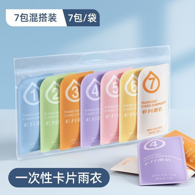 臺南出貨 一次性雨衣 加厚長款雨披 便攜全身成人 壓縮戶外旅遊兒童旅行 6入, 1個, 新陞級加厚款 更防水更便捷, 便攜式一次性雨衣 14個裝