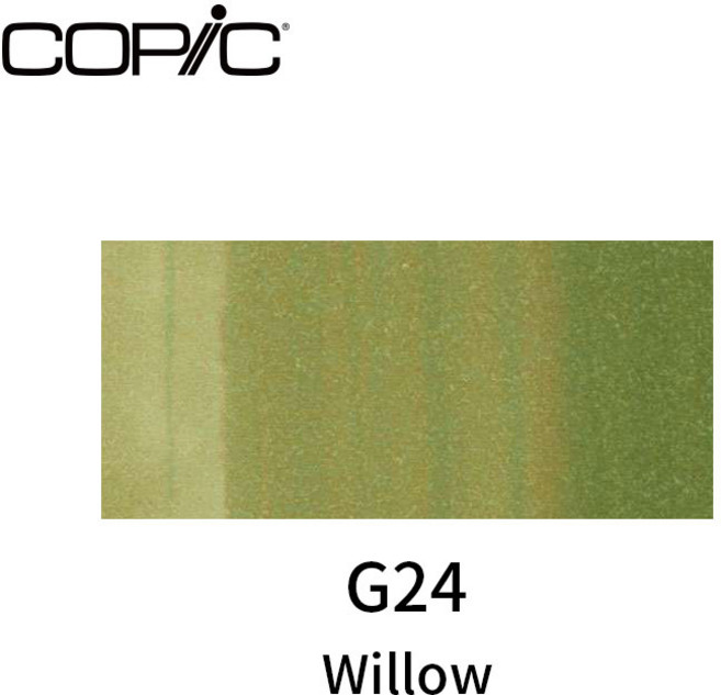 COPIC 一代 酒精性雙頭麥克筆 G07 尼羅綠, 1個, G24, G24