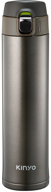 KINYO 不鏽鋼大容量保溫杯 KIM-32 隨身瓶, 灰色, 1個, 520ml