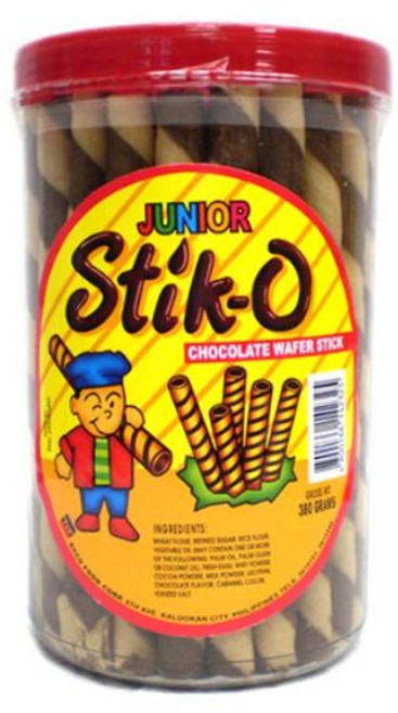 Stik-O JUNIOR 巧克力威化餅乾 380g, 1個
