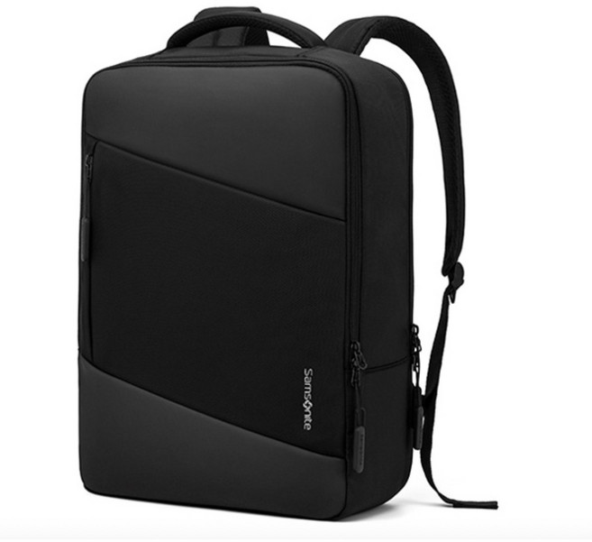 Samsonite ITECH-ICT BT6 15.6吋筆電後背包 輕巧耐磨 多隔層收納 人體工學設計, 黑色 (超取限制一個), 黑色, 1個