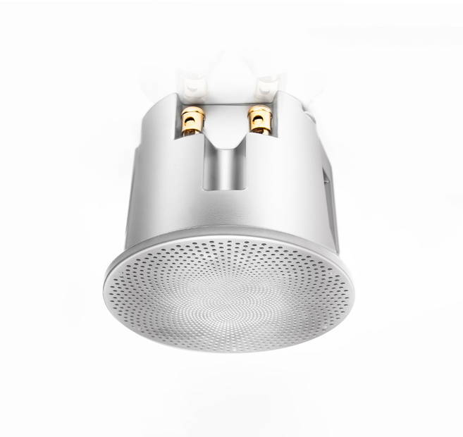 Anaccord 雅那歌音響 IC-300C 3吋 懸浮式 嵌入式同軸天花喇叭, 單支, 銀色