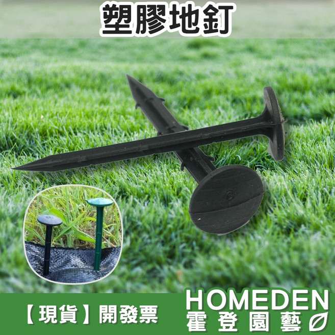 塑膠地釘 HOMEDEN, 1個, 塑膠地釘:11cm