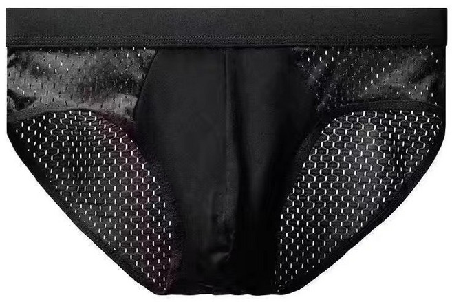 【OniWear】冰絲網孔三角男士三角褲 涼感透氣舒適