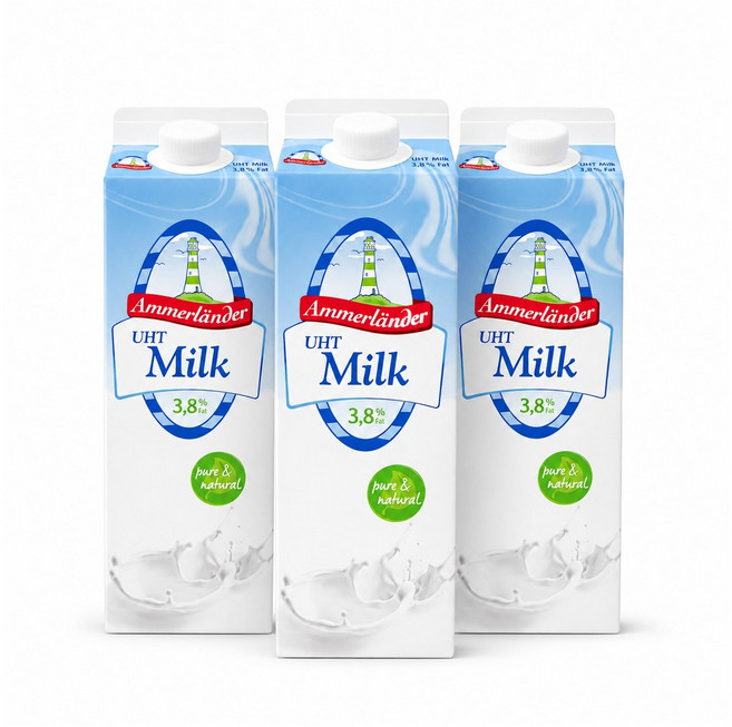 德國 愛牧 3.8% 濃純保久乳 兒童保久乳, 3個裝, 1L