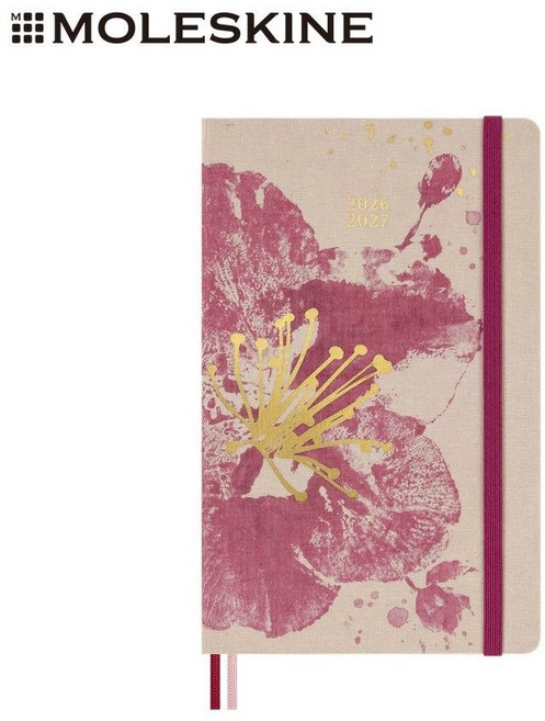 MOLESKINE 櫻花系列限量 18個月手帳 L型, 1個, 粉紅色