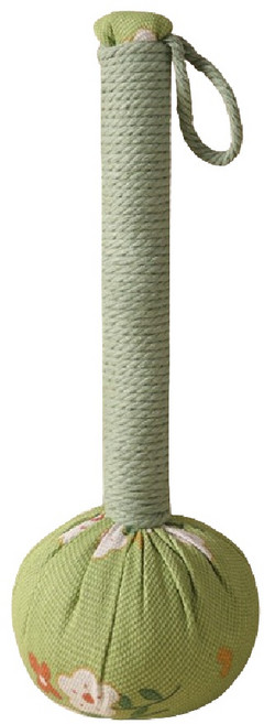 艾草棒槌 按摩棒 拍打按摩錘, 1個, 40 cm,蘋果綠, 綠色