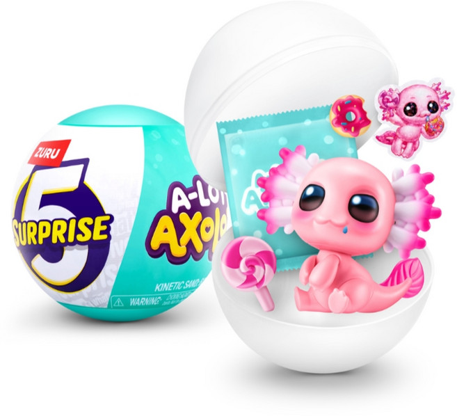 ZURU 5 Surprise A-Xo-Lo-TLe 玩具, 藍色, 1個