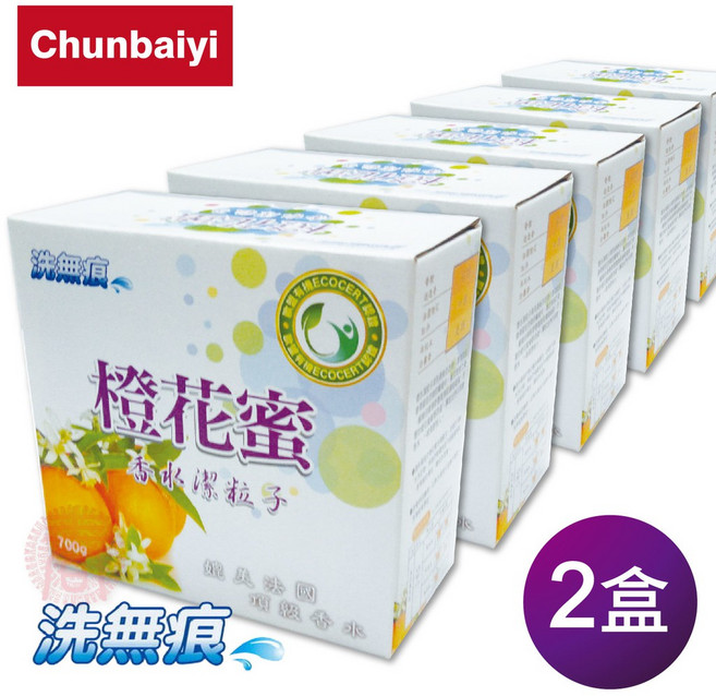 巴黎香氛橙花蜜香水洗衣粉潔淨酵素洗衣粉, 1個
