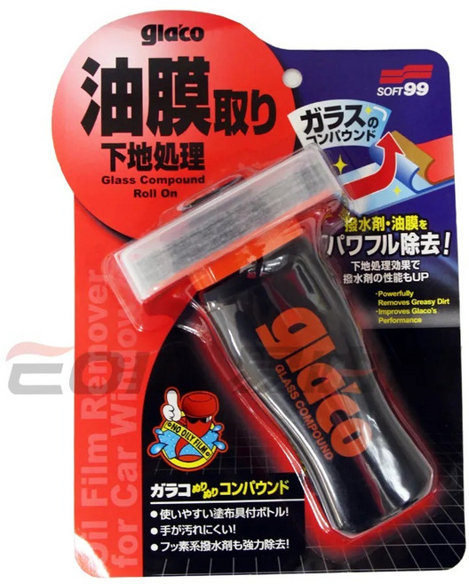 易油網 日本SOFT99 油膜去除清潔劑/玻璃復活劑/撥水油膜去除劑 輕鬆去除油膜 恢復清晰視野, 1個, 撥水油膜去除劑 #1016