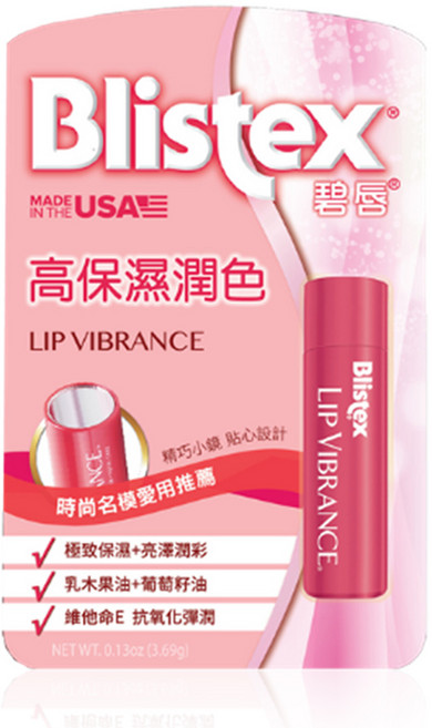 BLISTEX 碧唇 高保濕潤色護唇膏 SPF15, 1個, 3.69g, 果香