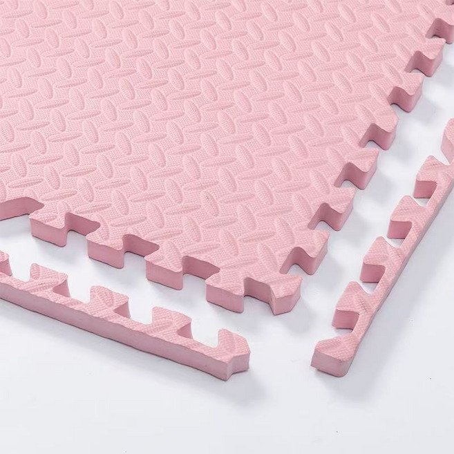 加厚巧拼地墊 30x30x2.5cm 隔音隔涼 運動遊戲爬行墊, 粉色,30x30厚2.5cm, 1個