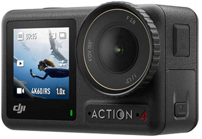 dji大疆 OSMO ACTION 4 防水攝影相機,品質保證售後服務,運動相機首選, 1個, 3C-325-00