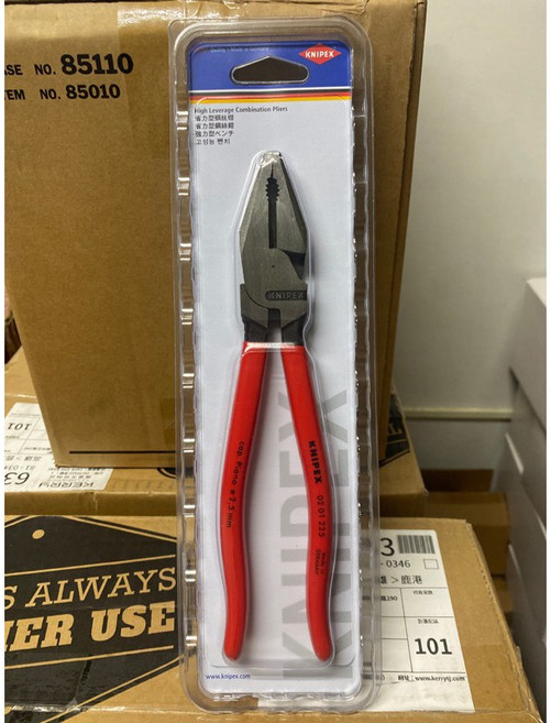德國K牌 KNIPEX 鋼絲鉗 老虎鉗 電工鉗 0201200 0201225 台灣公司貨 德國製, 1個, 9吋