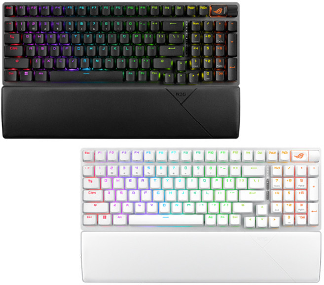 ROG STRIX SCOPE II 96 Wireless NX 雪軸 風暴軸 PBT 三模無線電競鍵盤, 白色Storm風暴軸+SHEATH II