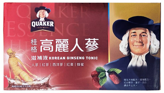 桂格高麗人蔘滋補液, 1個, 高麗人蔘滋補液(6瓶), 60ml