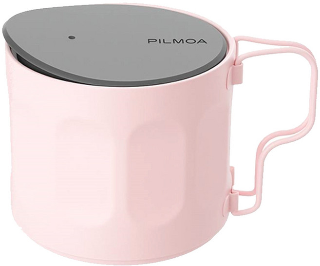 PILMOA E500MU 保溫保冷不鏽鋼杯 淡粉色 500ml 輕巧便攜 露營杯, 1個