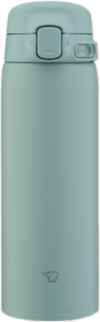 象印 SU-BA48/SM-WS48 不鏽鋼一體式中栓保溫杯 480ml, BA48蔓綠色(可機洗), 1個