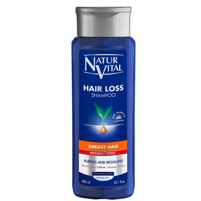 NaturVital 髮根強化洗髮精300ml 油性髮質適用 控油蓬鬆, 1個