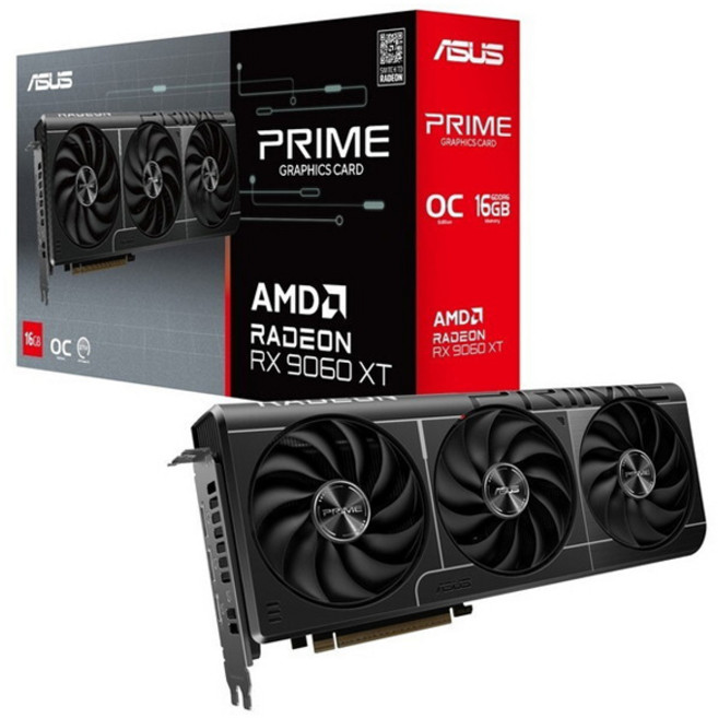 ASUS AMD Radeon RX 9060 XT 16GB GDDR6 OC PRIME-RX9060XT-O16G 顯示卡 國內版, RX9060XT-O16G