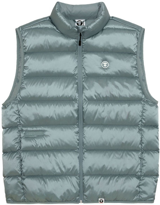 에이프바이베이프 로고 패치 퀼팅 베스트