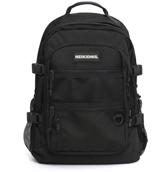 NEIKIDNIS ABSOLUTE BACKPAC 多功能大容量後背包 學生休閒防水耐用黑色款, BLACK(現貨), Black