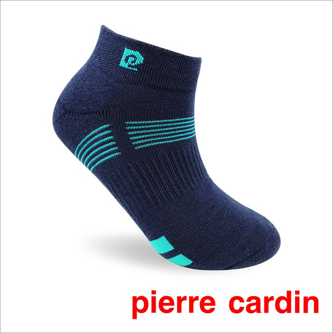 【Pierre Cardin 皮爾卡登】環狀導流運動襪 棉質男襪 舒適透氣中筒襪 厚底休閒襪