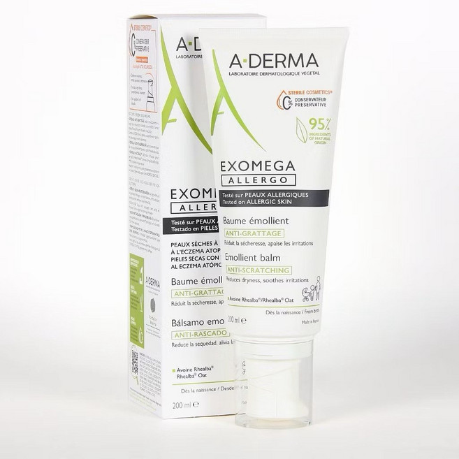 A-DERMA 艾芙美 益護佳舒敏霜 無菌護膚 舒緩乾癢, 1件, 200ml*1, 200ml