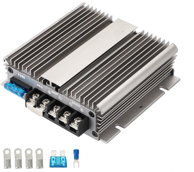 防水DC 48V/60V/72V降壓至12V 20A電源轉換器 穩壓節能 適用電動車及太陽能系統, 1個