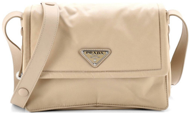프라다 중고 패딩 플랩 숄더 백 리나일론 스몰 크로스 백
