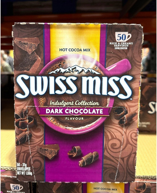 SWISS MISS 香醇巧克力風味 即溶可可粉 50入, 1個, 貨運宅配