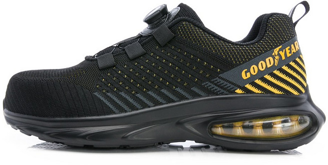 GOODYEAR 固特異 金鷹 旋轉扣防護鞋 - 黑 GAMX43970