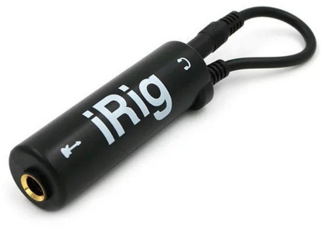 IK Multimedia iRig 吉他音頻接口轉換器, 黑色