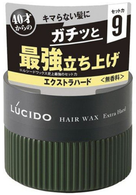 LUCIDO 倫士度 超硬髮蠟, 1個, 80g