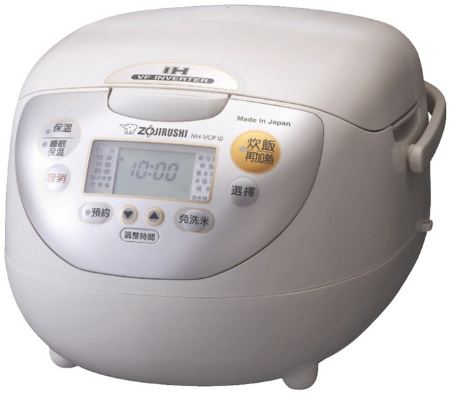 ZOJIRUSHI 象印 6人份 日本製IH電子鍋 NH-VCF10, 淺灰色