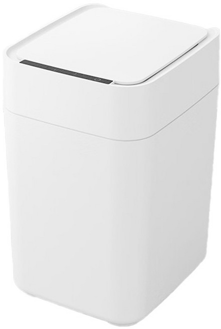 LC 2代 自動打包感應式垃圾桶 17L, 珍珠白(附1盒垃圾袋), 白色