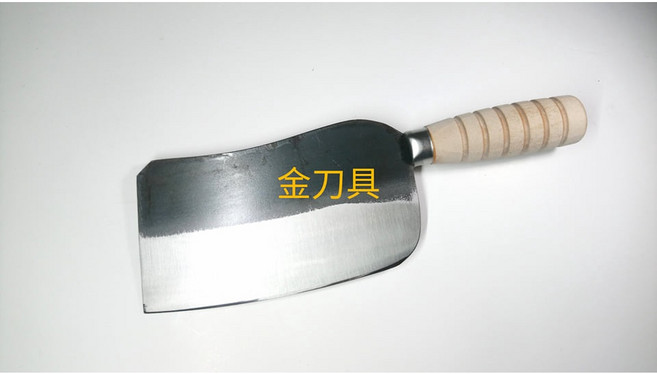 金刀具#B025 鐵店出的中式彈簧鋼 滷肉刀 剁骨刀 剁肉刀 魯骨刀 斬骨刀 居家營業剁刀, 1個, 全鋼剁刀