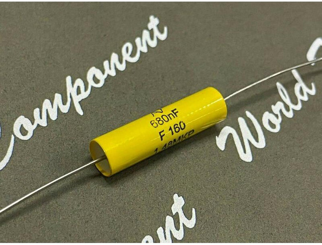 ARCOTRONICS 1.48MKP 0.68uF 680nF 160V 1% 臥式金屬膜電容, 1個